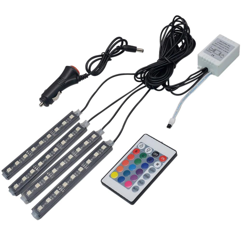 Colorful Car LED Strip Light with Remote Control
