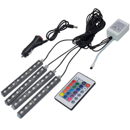Colorful Car LED Strip Light with Remote Control