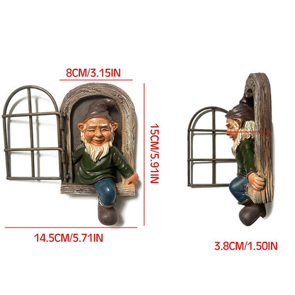 Colorful Miniature Garden Gnome Statue