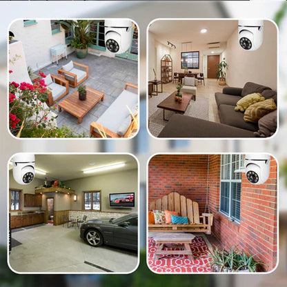 Smart WiFi Security Camera Light Bulb