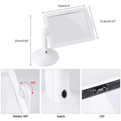 Compact LED Magnifying Desk Lamp