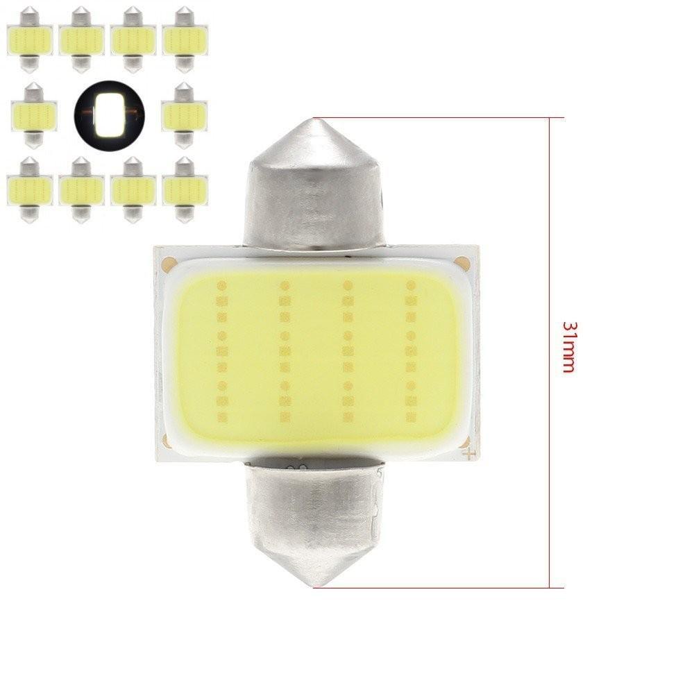 Bright Car Interior LED Light Kit 10PCS 12V Bulbs