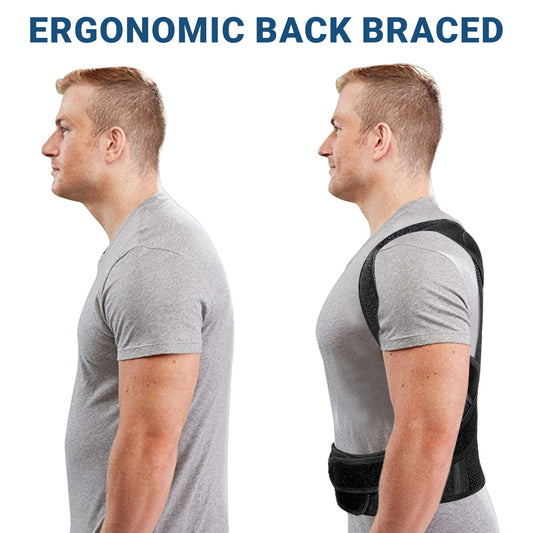 Comfortable Back Support Brace for Posture Correction - Yeezlab