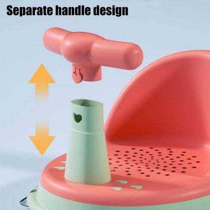 Adjustable Baby Bath Chair with Grip Handle