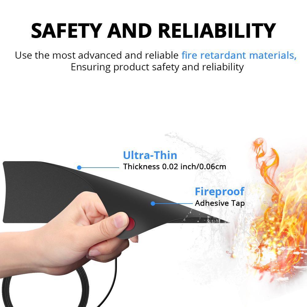 HD TV Antenna with Amplified Signal Booster for Indoor Use