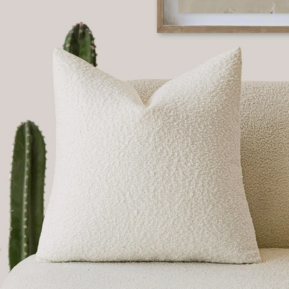 Soft Boucle Throw Pillow Cover 45x45cm Home Decor - Yeezlab