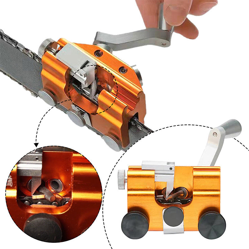 Portable Chainsaw Chain Sharpener Tool