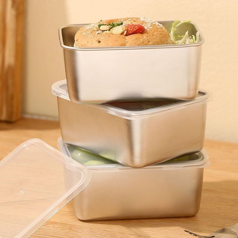 Insulated Stainless Steel Lunch Box with Lid