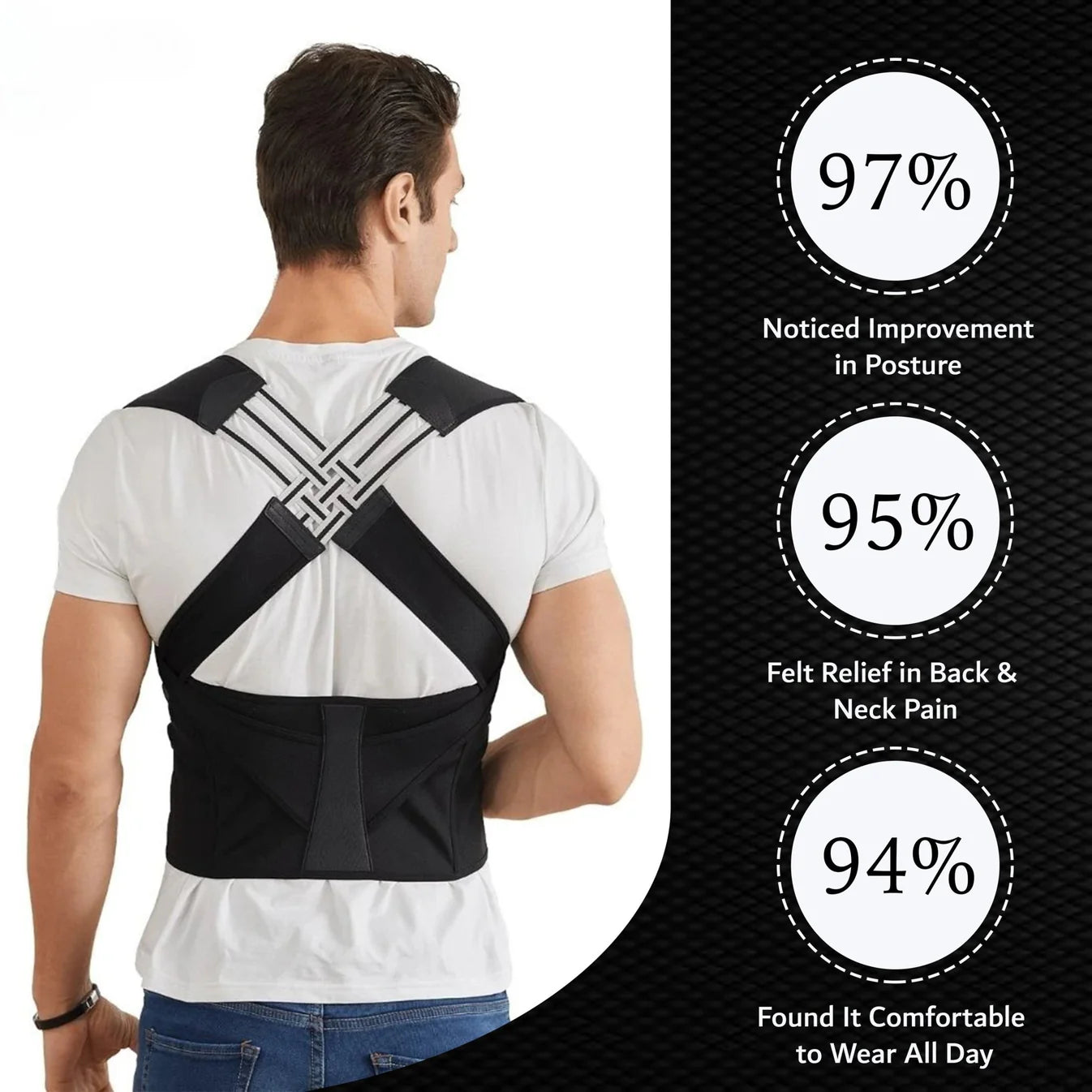 Posture Correcting Back Support Brace - Yeezlab