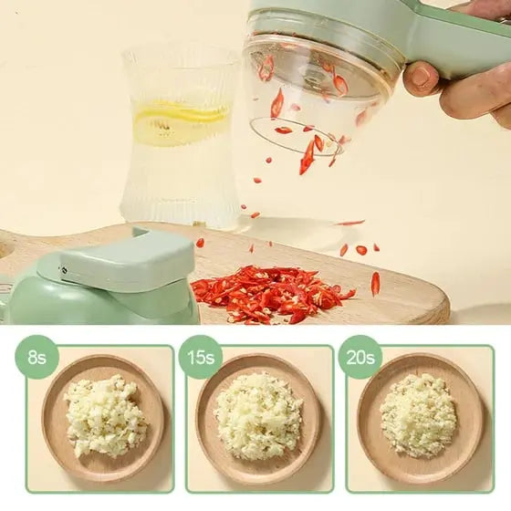 Compact 4-in-1 Kitchen Appliance Set with Chopper