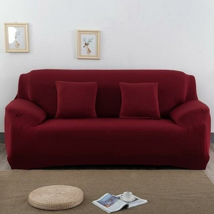 Fits Most Sofas Stretchy Slipcover - Solid Colors