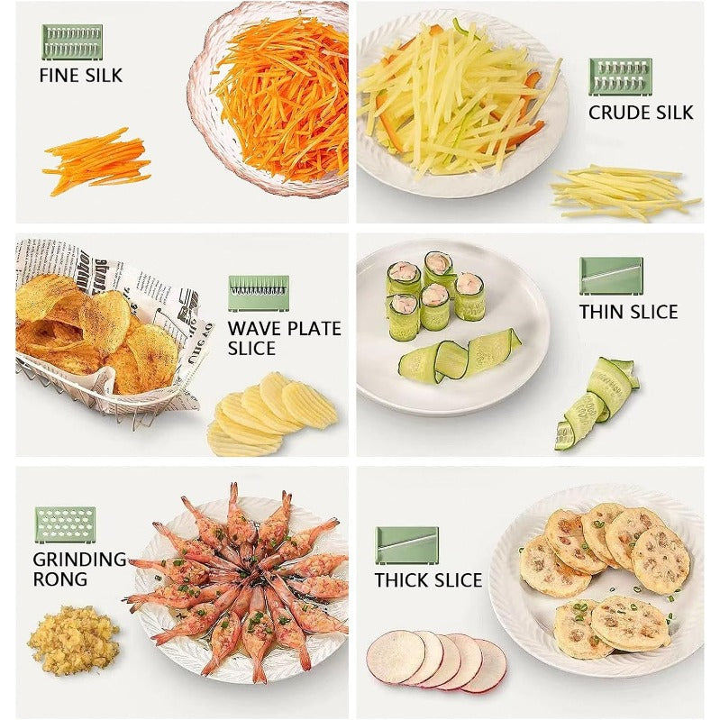 Easy 6-in-1 Vegetable Mandoline Slicer