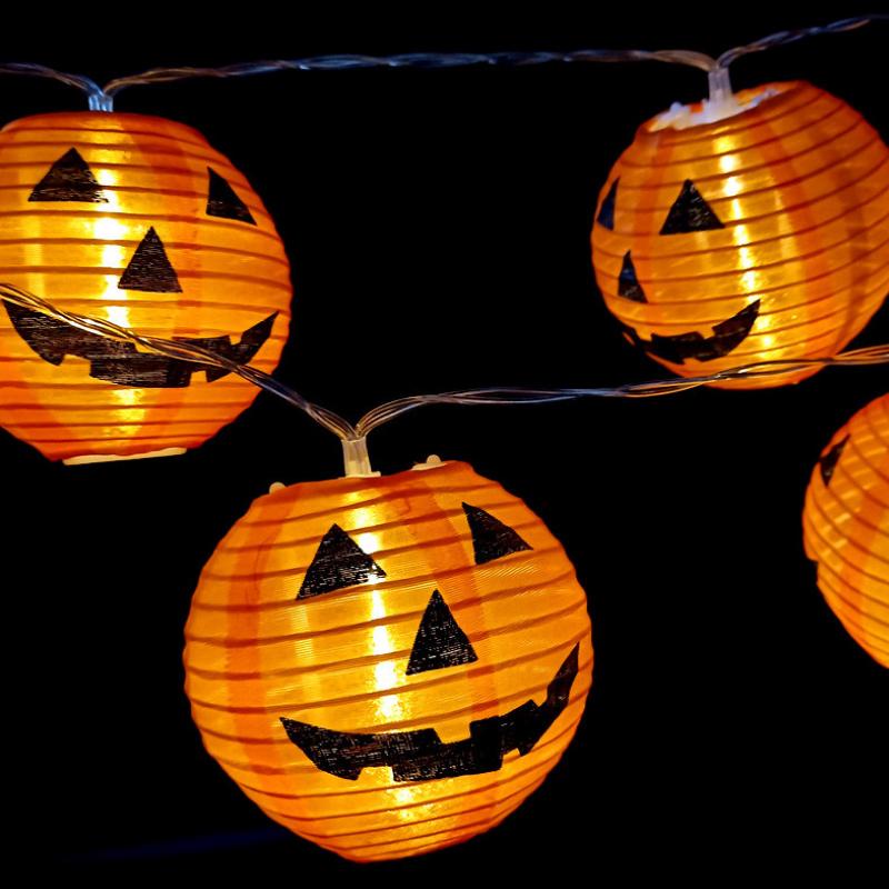 Warm White Halloween String Lights