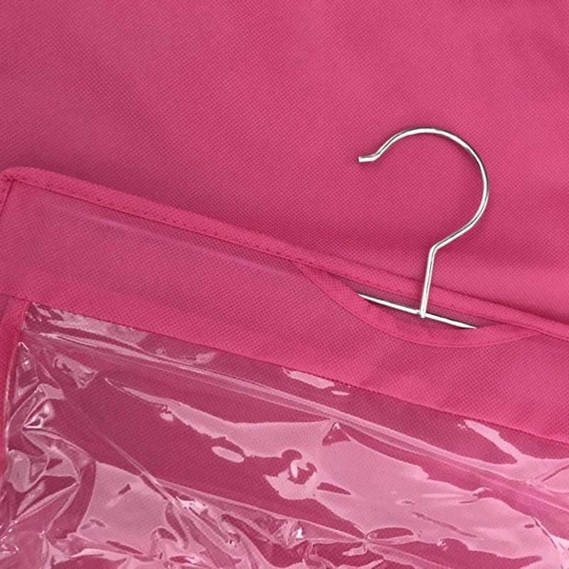 Overdoor Handy Purse Organizer 6 Pocket Clear Closet Storage