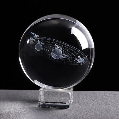 Clear Glass Globe Decor Lamp