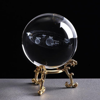 Clear Glass Globe Decor Lamp