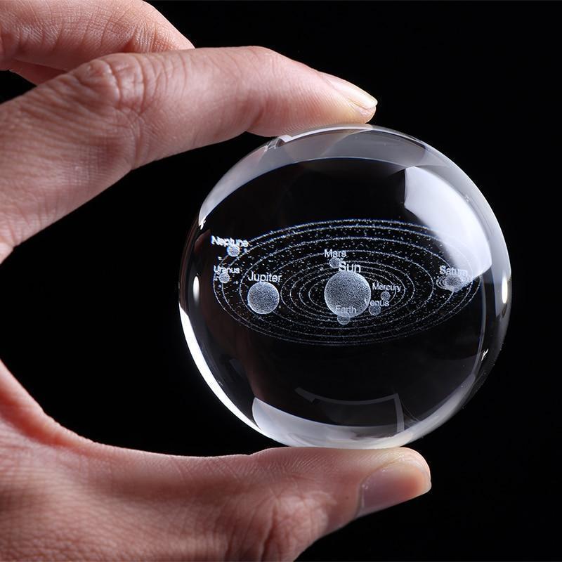 Clear Glass Globe Decor Lamp