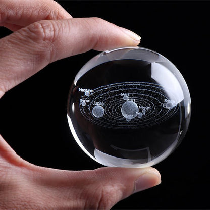 Clear Glass Globe Decor Lamp
