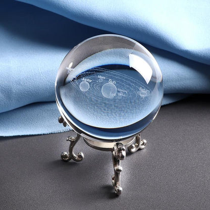 Clear Glass Globe Decor Lamp
