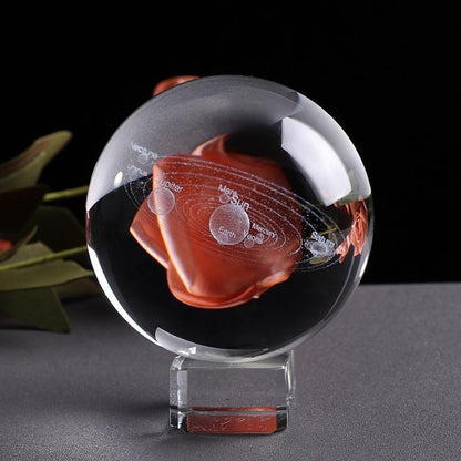 Clear Glass Globe Decor Lamp