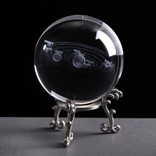 Clear Glass Globe Decor Lamp