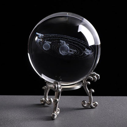 Clear Glass Globe Decor Lamp