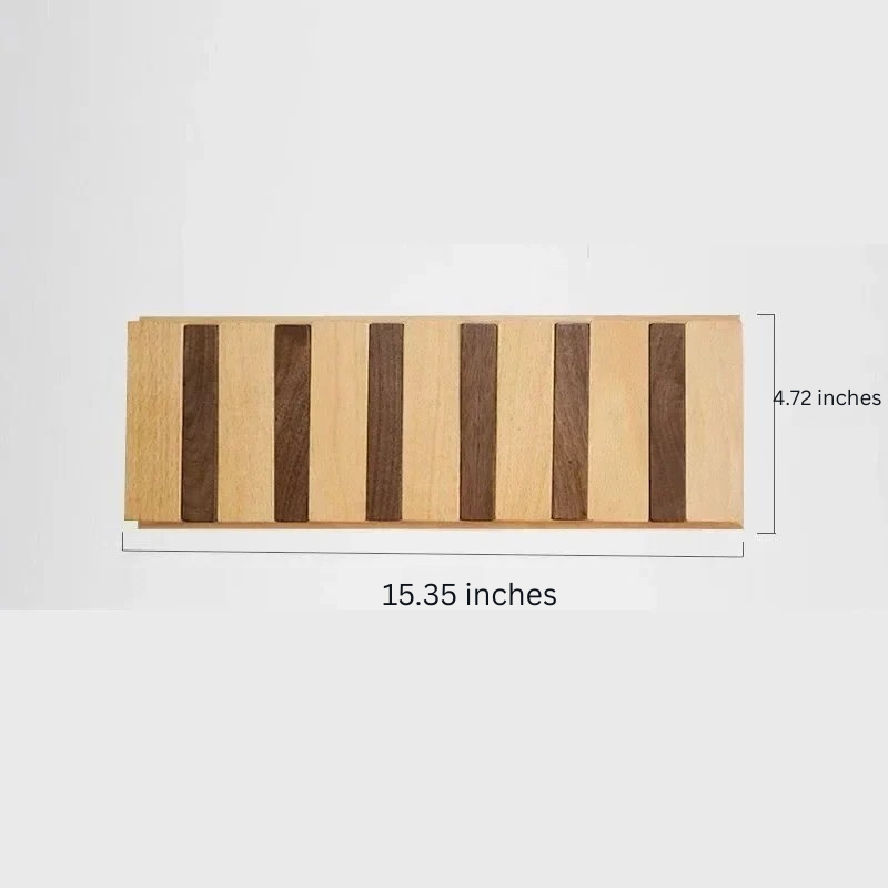 Reclaimed Wood Coat Rack with Hooks