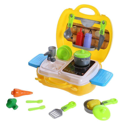 Fun Kids Kitchen Play Set with Cooking Accessories
