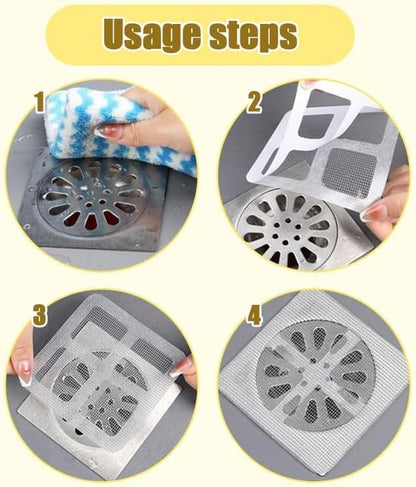 Easy Clean Hair Catcher Stickers