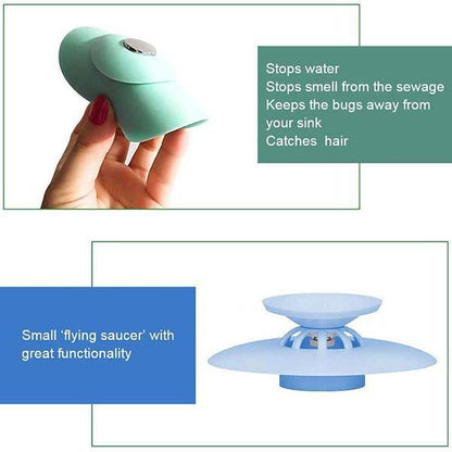Bathroom Sink Drain Stopper With Hair Catcher