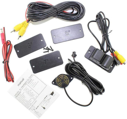 Car Backup Camera with Sensor Parking Aid System