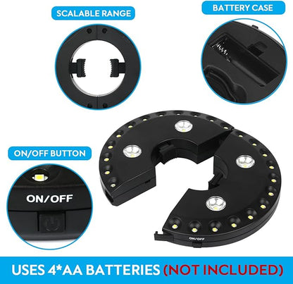 Bright Outdoor Umbrella LED Light with 3 Settings