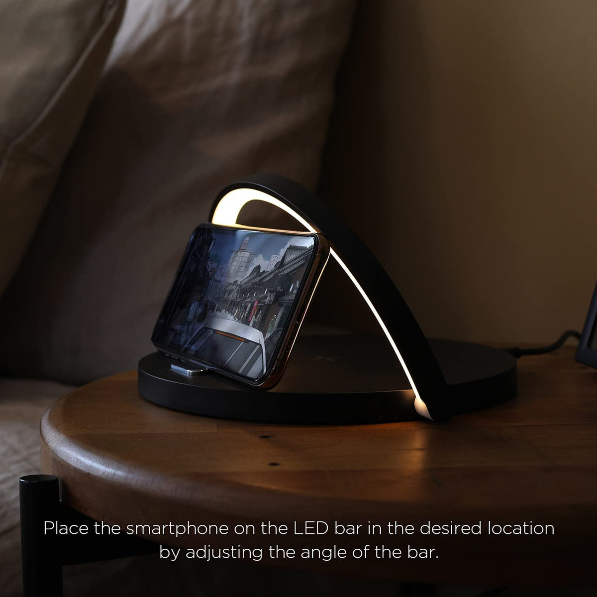 3-in-1 Portable LED Desk Lamp with Wireless Charger