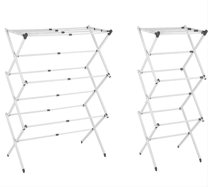 Space Saving 3 Tier Folding Clothes Dryer Rack
