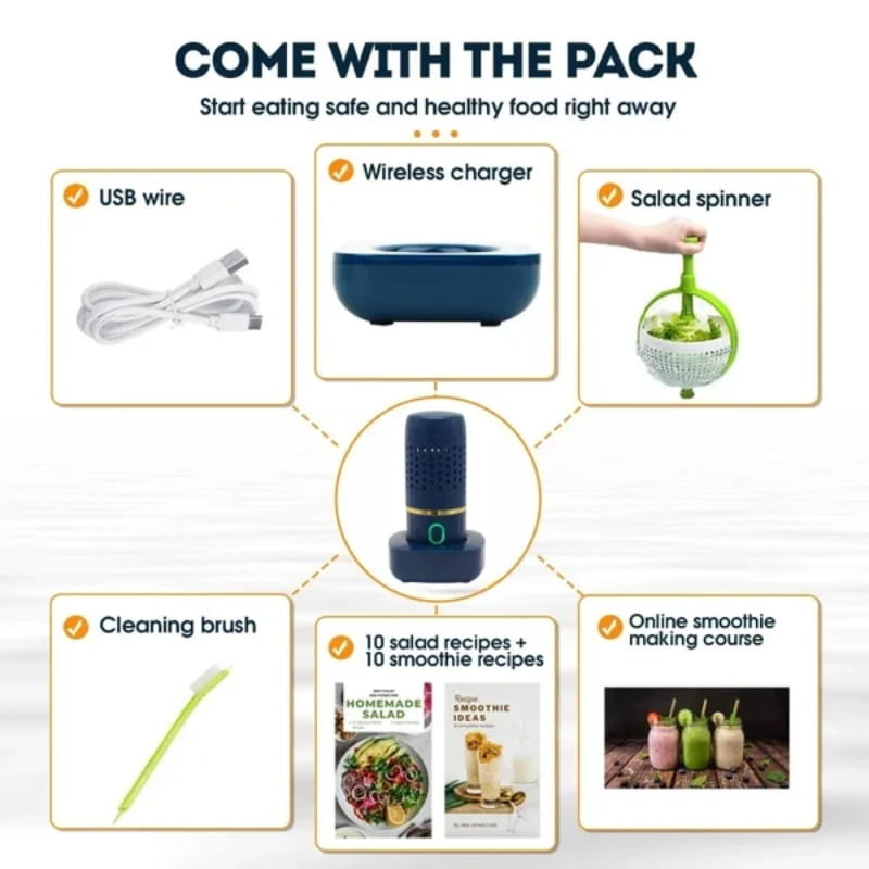 Natural Food Purifier - Removes Bacteria and Pesticides Quickly