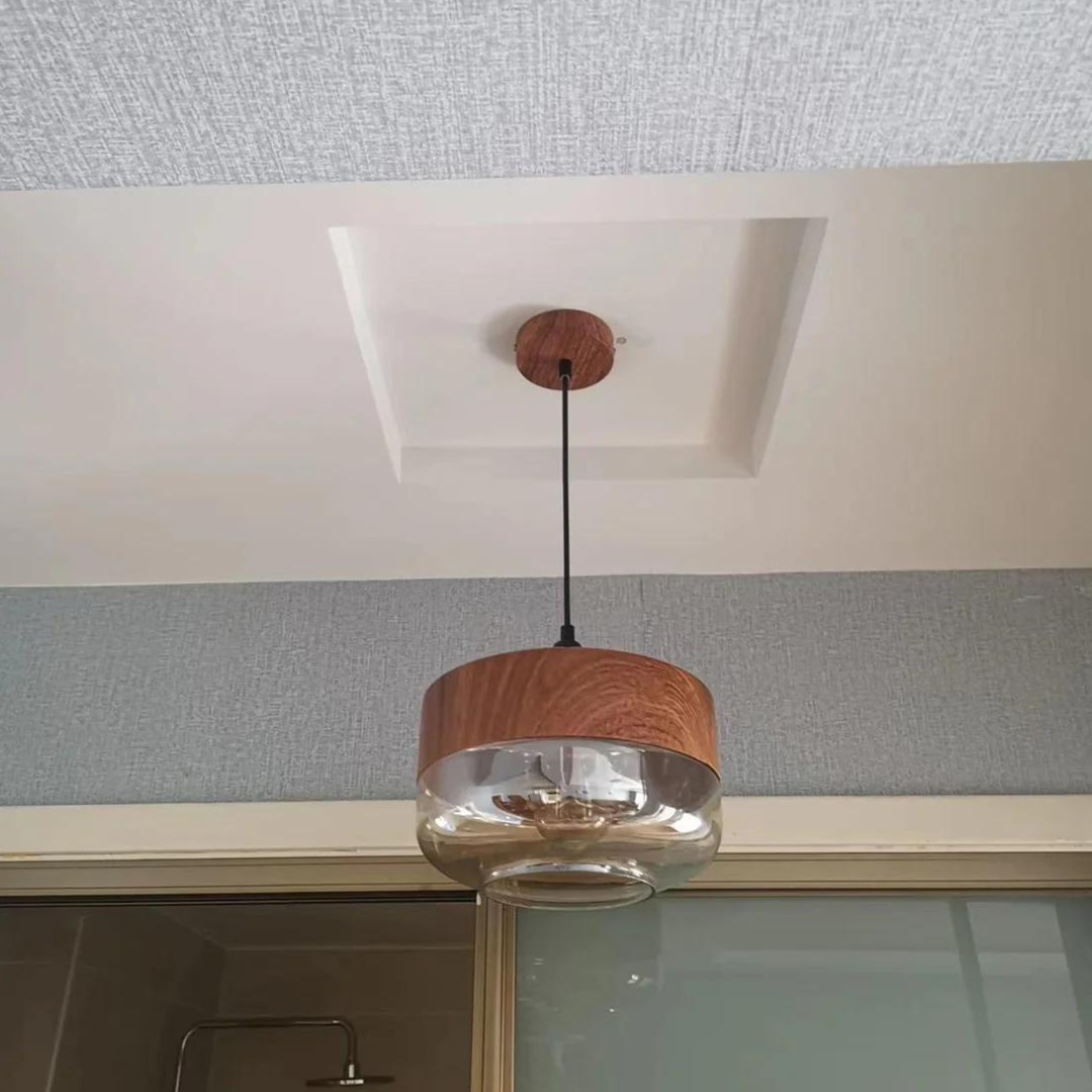 Modern Wooden Pendant Light NordLuna