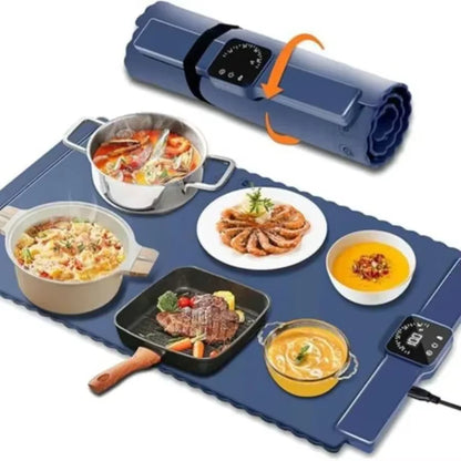 Portable Easy Heat Food Warming Tray Mat