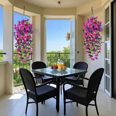 Outdoor UV Hanging Flower Planter