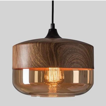 Modern Wooden Pendant Light NordLuna