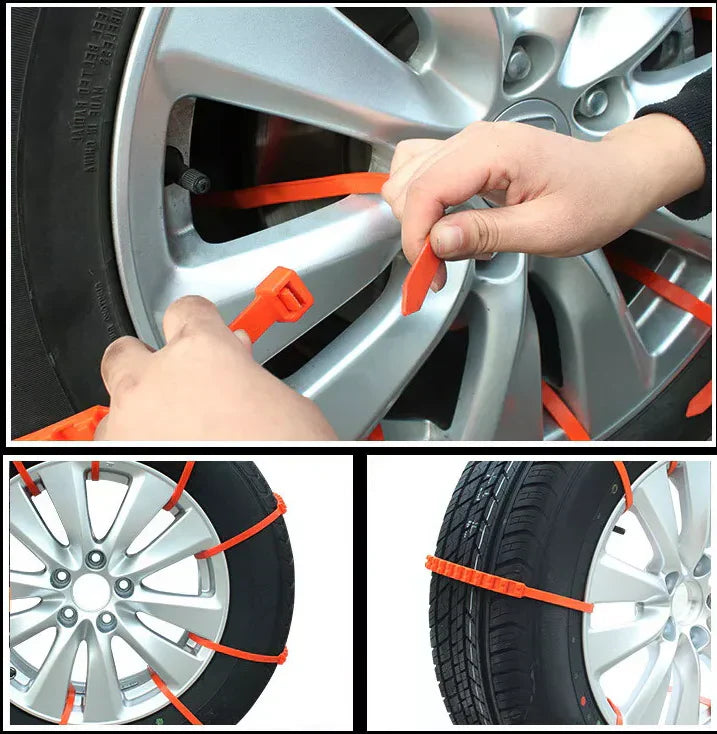 Winter Car Tire Snow Chains Set