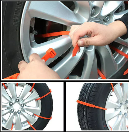 Winter Car Tire Snow Chains Set