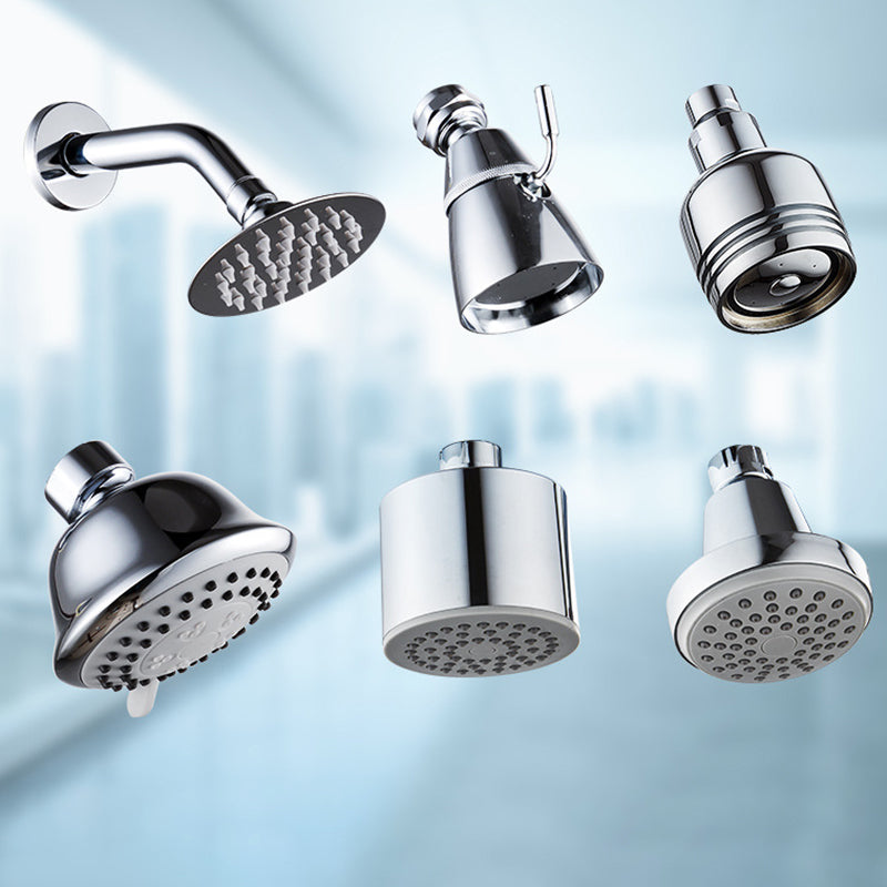 Silver Stainless Steel Round Shower Head