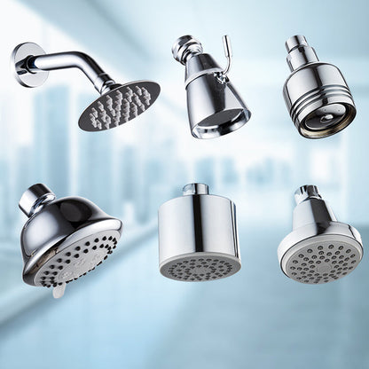Silver Stainless Steel Round Shower Head
