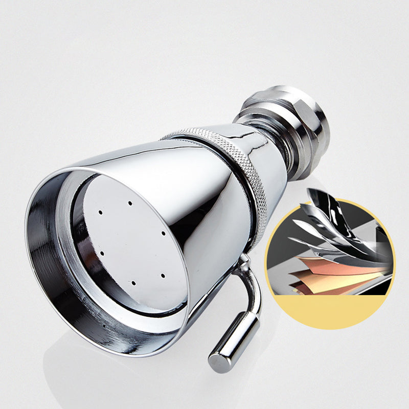 Silver Stainless Steel Round Shower Head