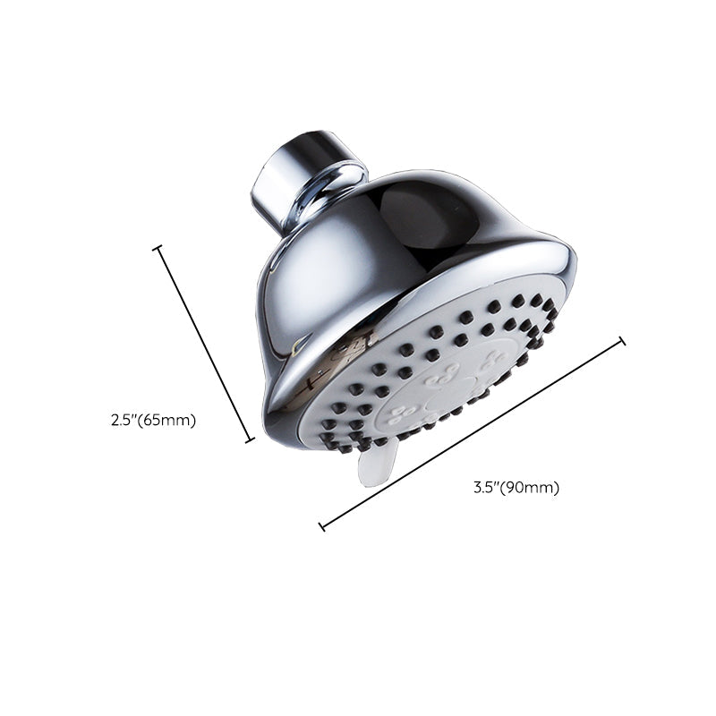 Silver Stainless Steel Round Shower Head