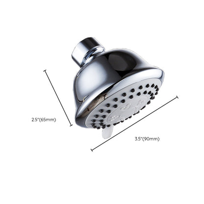 Silver Stainless Steel Round Shower Head