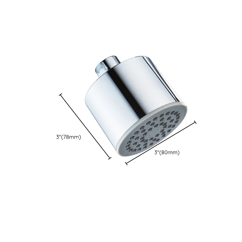 Silver Stainless Steel Round Shower Head
