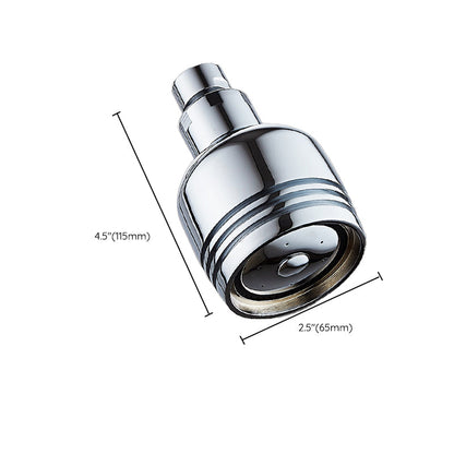 Silver Stainless Steel Round Shower Head