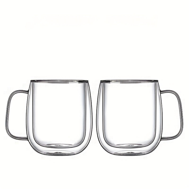 Premium Double Walled Glass Coffee Mug