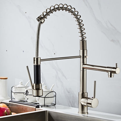 Luxury Brass Bathroom Faucet 3-Function Sink Tap